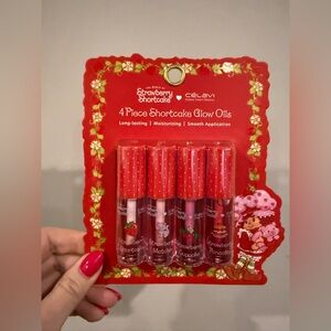 Celavi Shortcake Glow Lip Oil Set - 4 Pieces - NEW